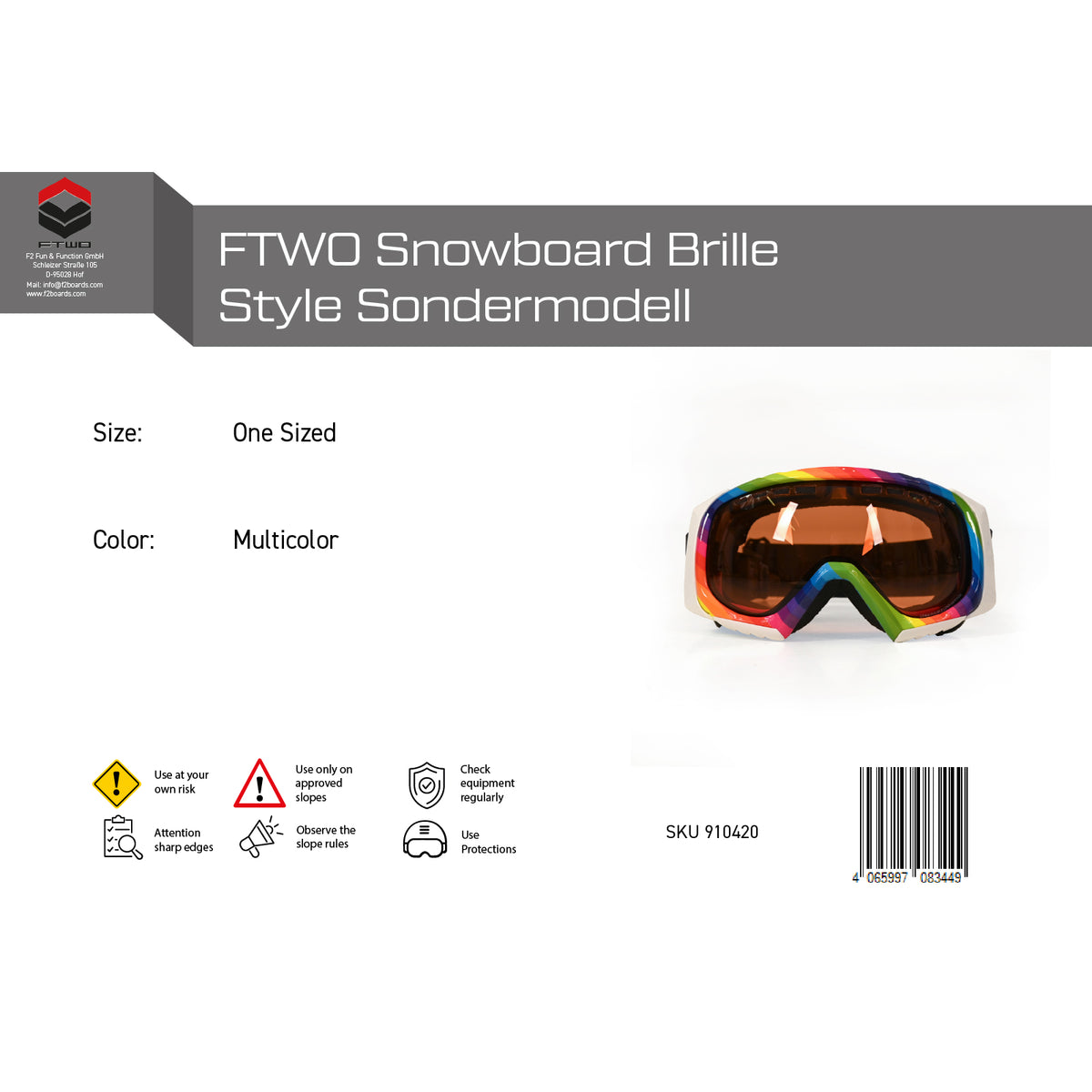 Top brand snowboard/ski goggles - Sale - Selectable models
