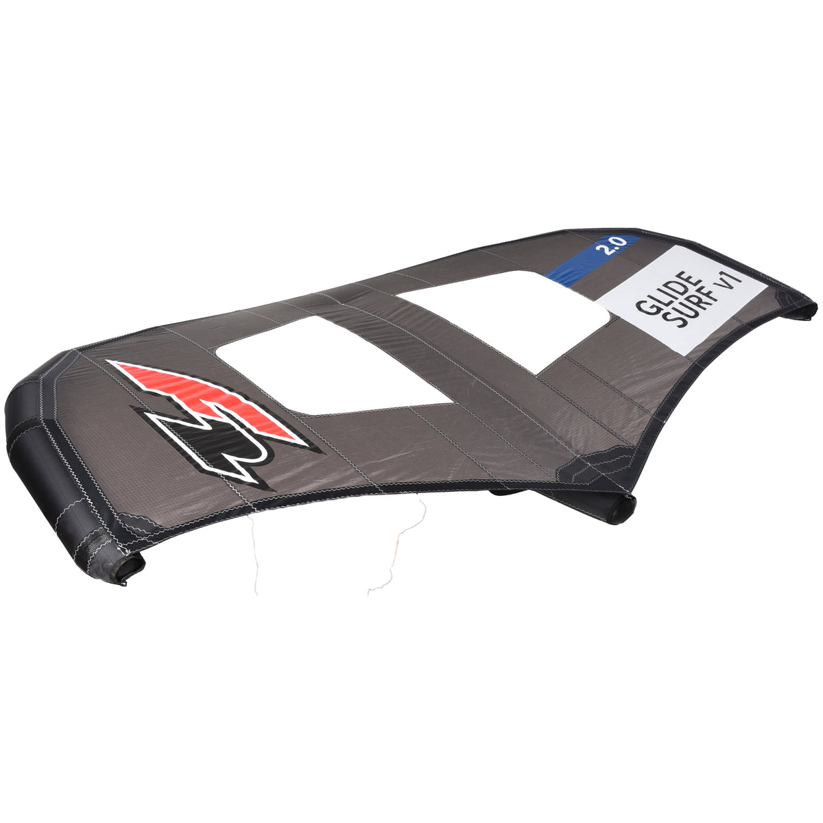 F2 Wing Glide Surf v1 Stiff Handle 2-7sqm size selectable black