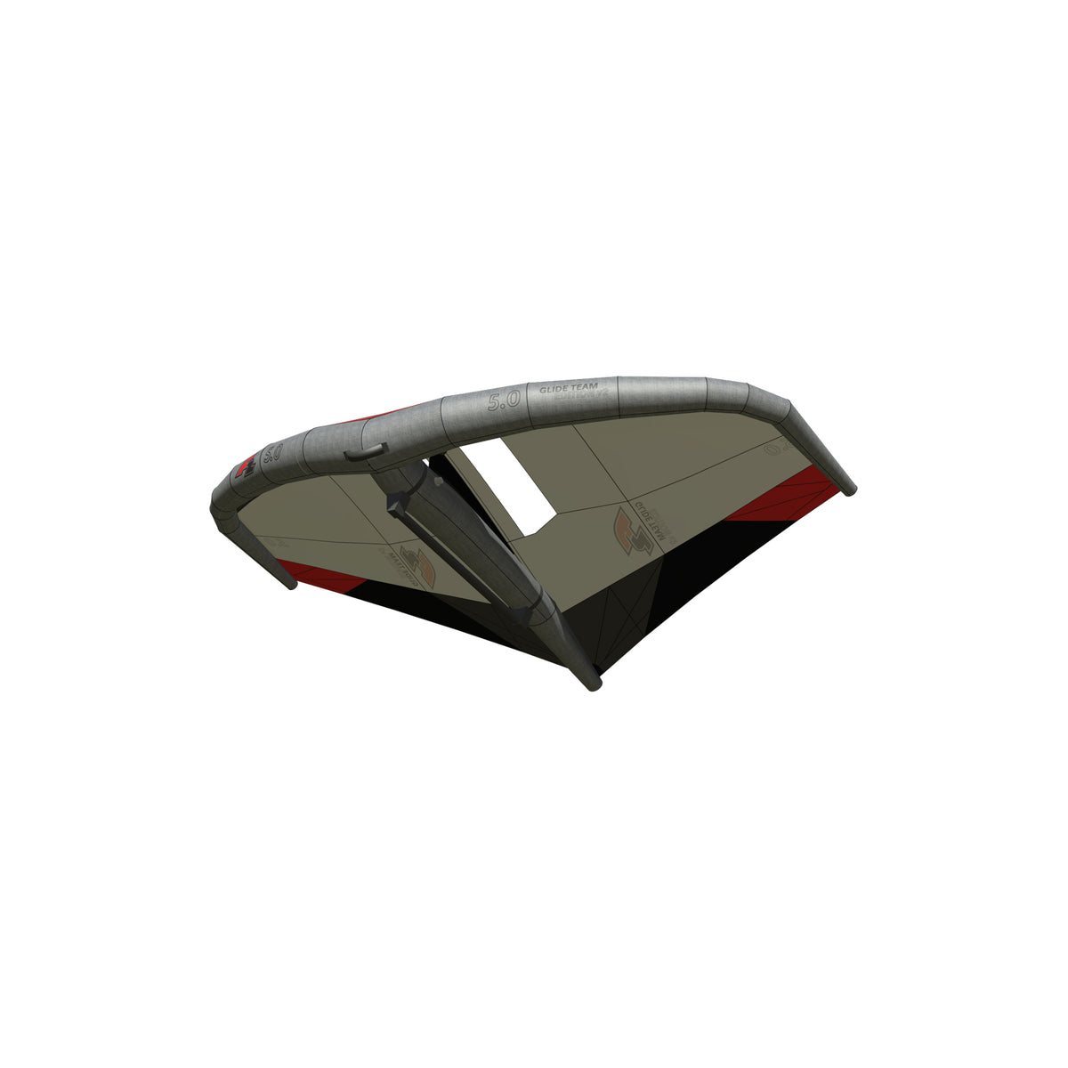 F2 Wing Glide Team Edition Carbon Handle 3,5-7,5qm wählbar Weiss/Grau