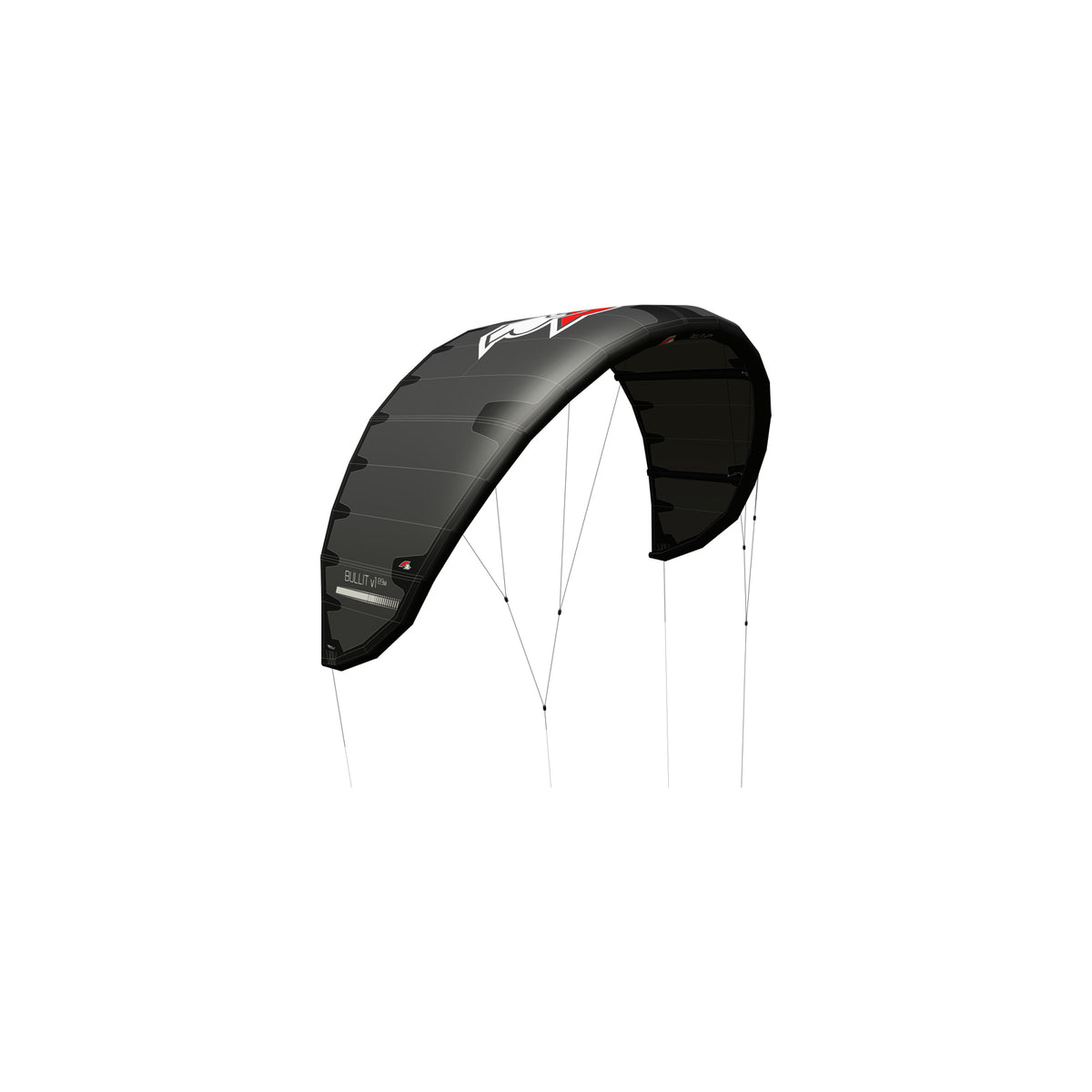 F2 Kite Bullit 7-15qm Größe wählbar Schwarz
