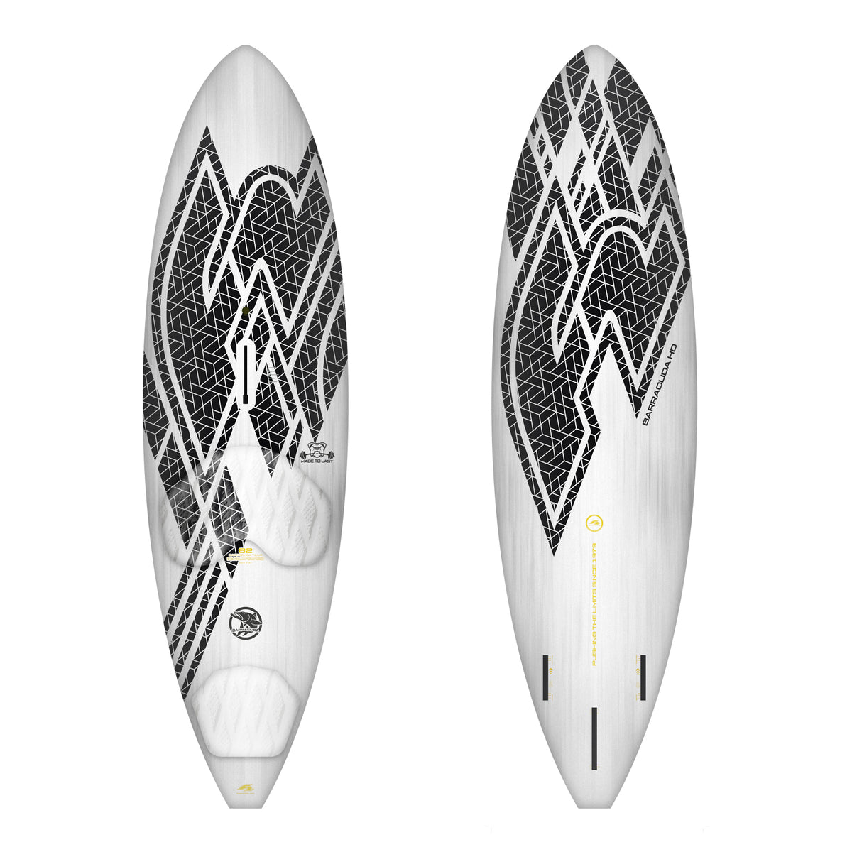 F2 Windsurfboard Wave Comp 68L-98L Weiss - Größe wählbar