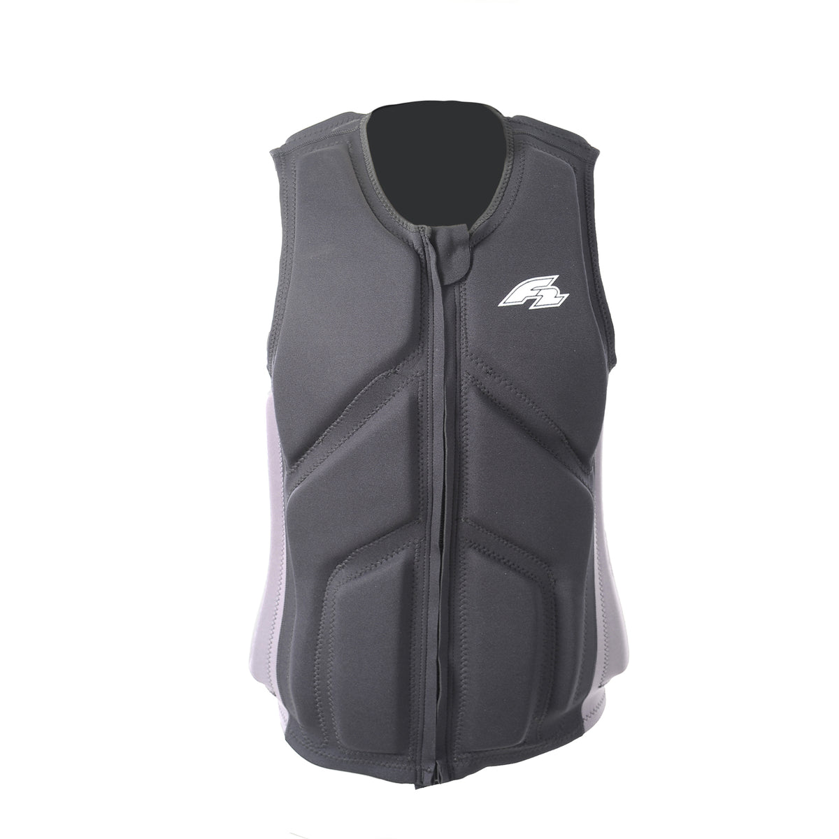 F2 Herren Prallschutz Weste Wake & Sup S-XXL Größe wählbar Schwarz