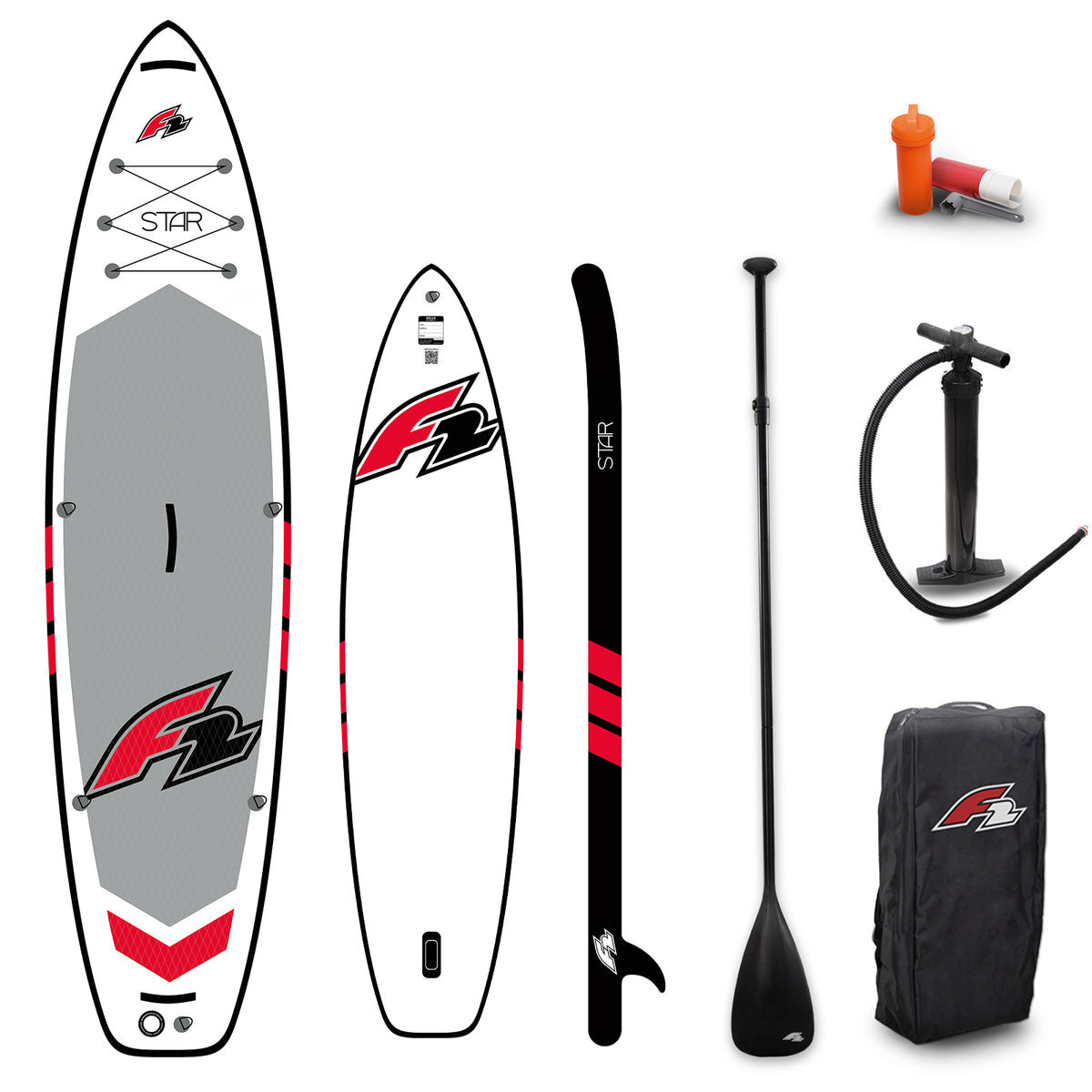 F2 SUP Stand Up Paddle Board Star - Größe/Farbe wählbar