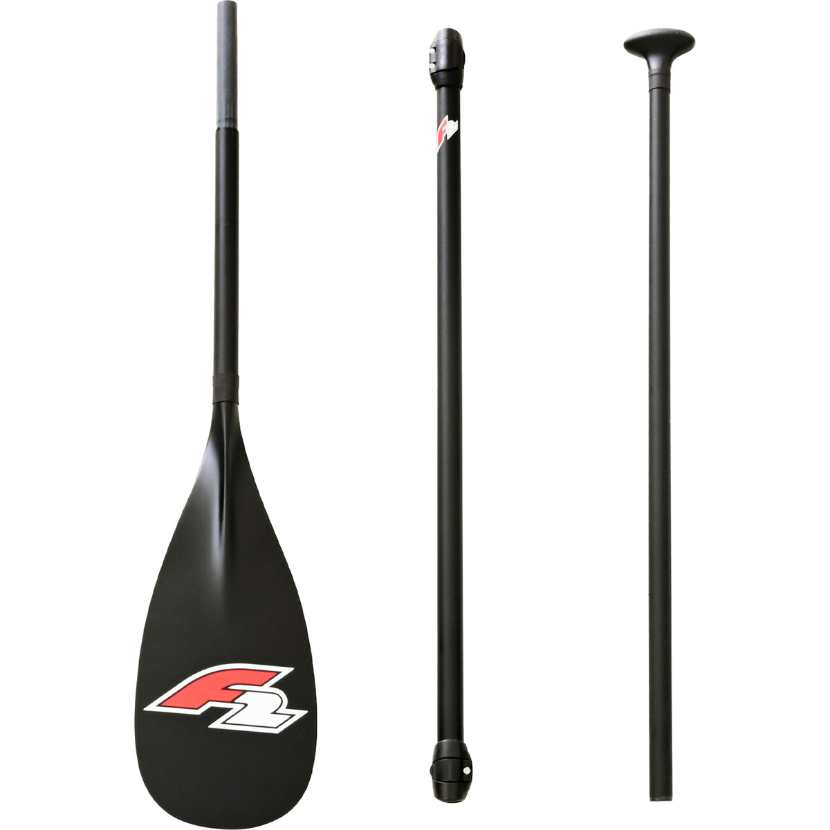 F2 SUP Paddle 40% Carbon Paddle 3-piece 178-220cm Black