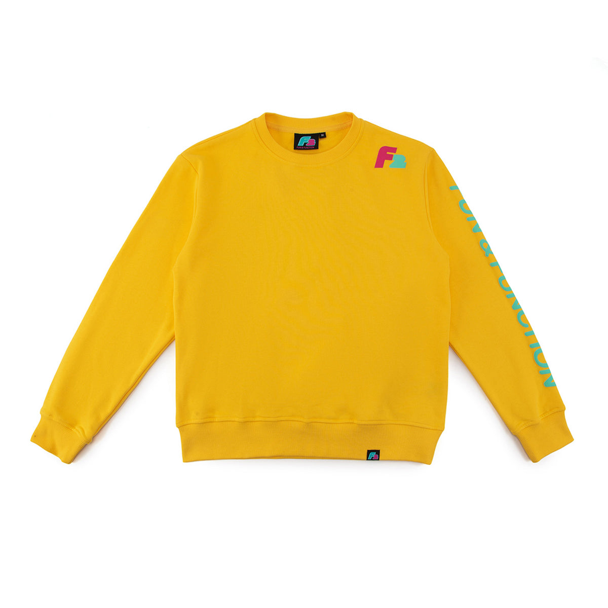 F2 Retro Barracuda Pullover Damen Gelb - Größe wählbar