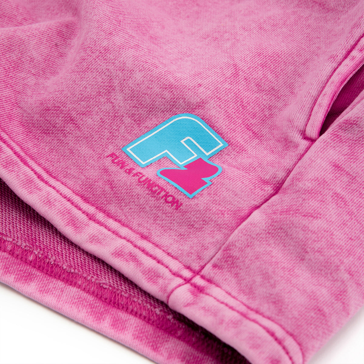 F2 Retro Silver Arrow Shorts Magenta Stonewashed Women's Sweat Shorts - Size selectable