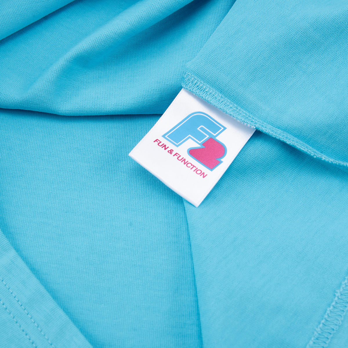 F2 Retro T-Shirt Xantos Aqua Unisex Tshirt Blau - Größe wählbar