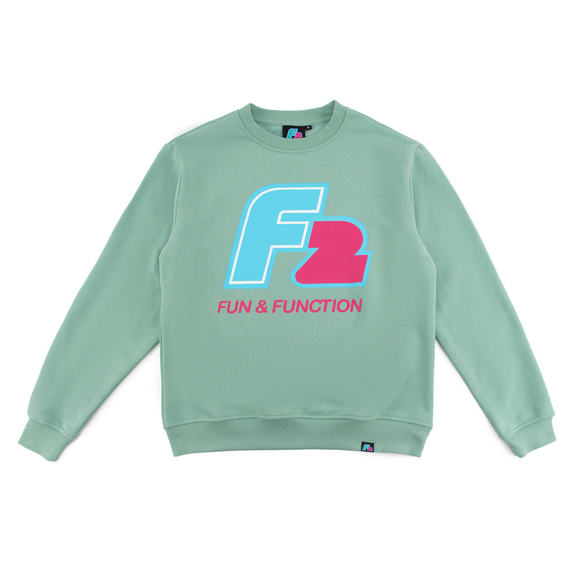 F2 Retro Barracuda Pullover Aqua Türkis - Größe wählbar