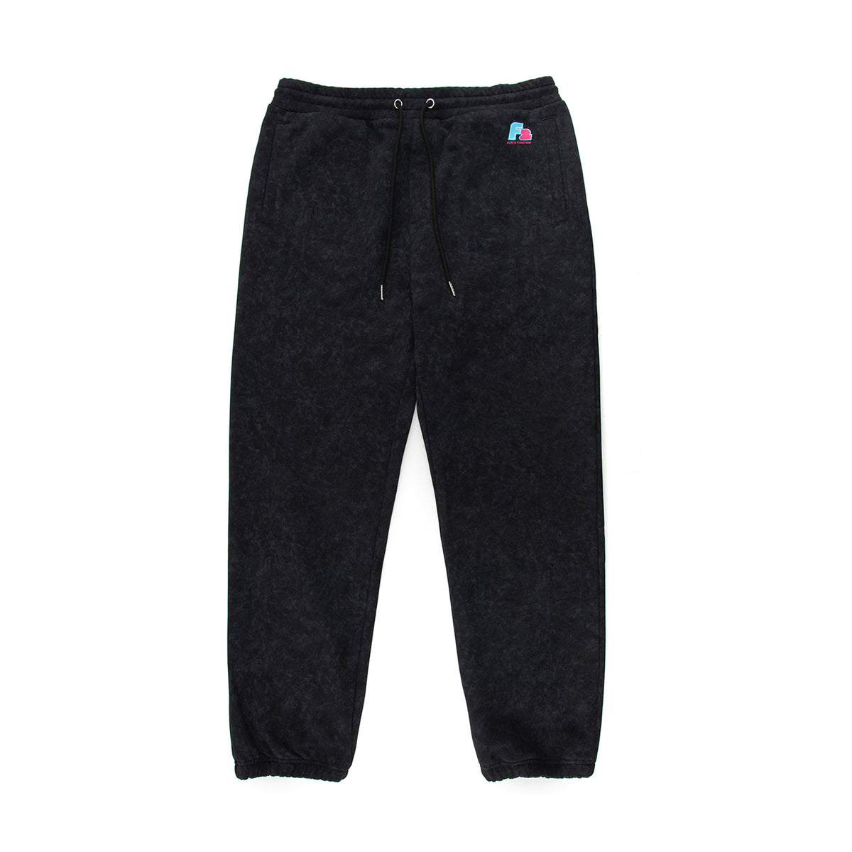 F2 Retro Vegas Sweatpants Black Stonewashed Black - Size selectable