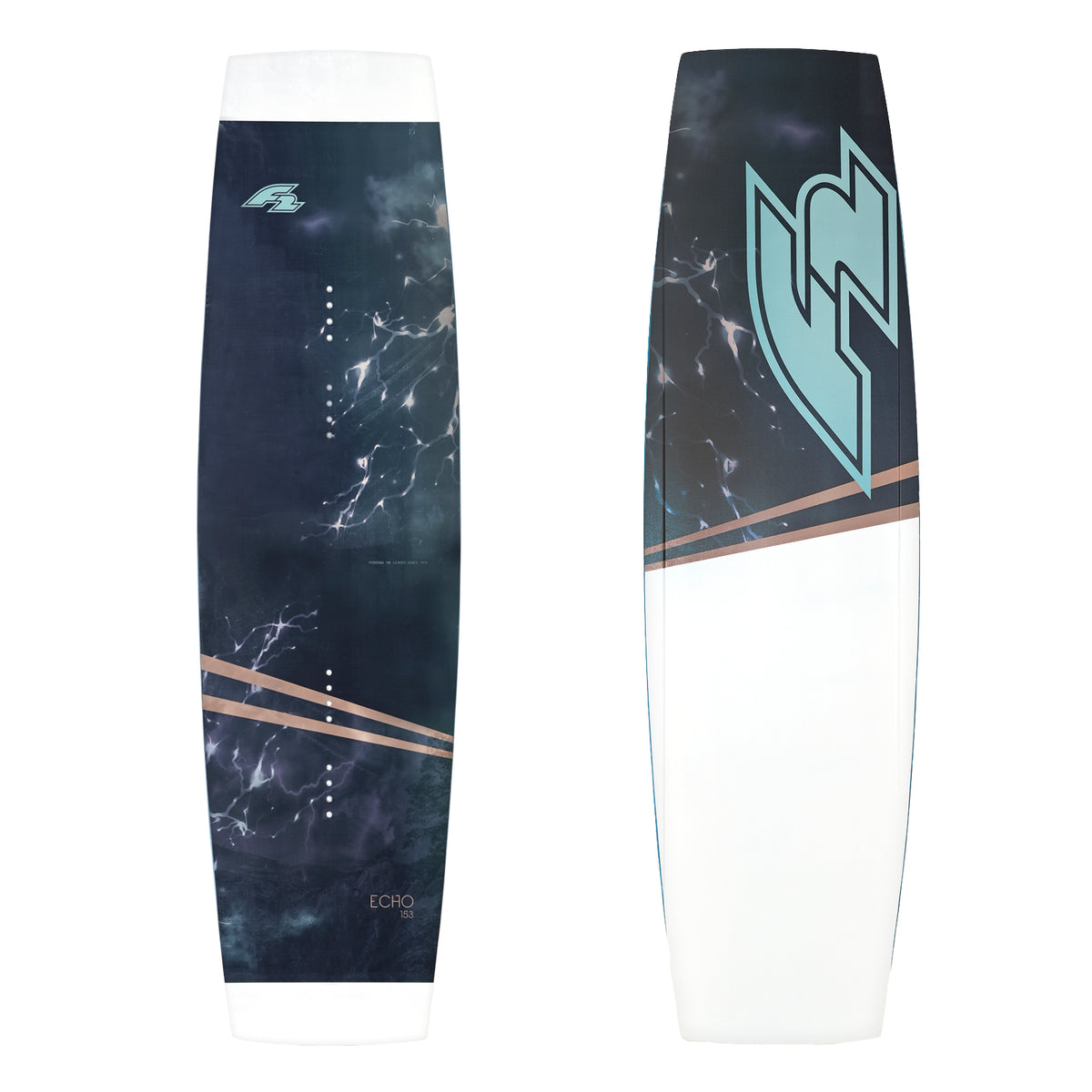 F2 Wakeboard Echo Blue 145cm/148cm/153cm - Size selectable