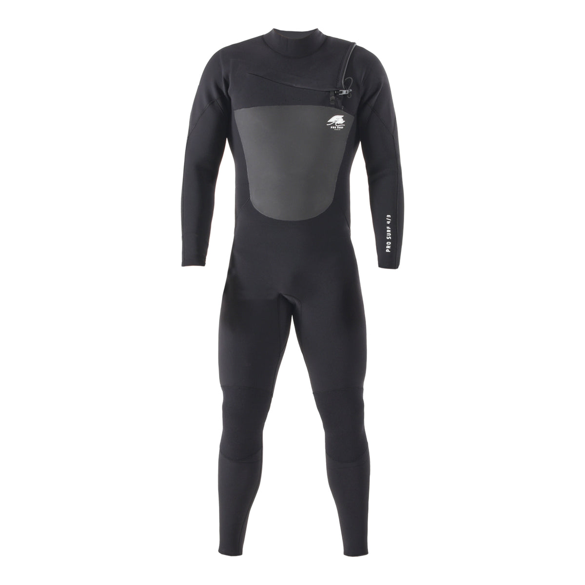 F2 Neoprene Pro Surf Men's Full Suit Long M-XXL 4/3mm Size selectable Black