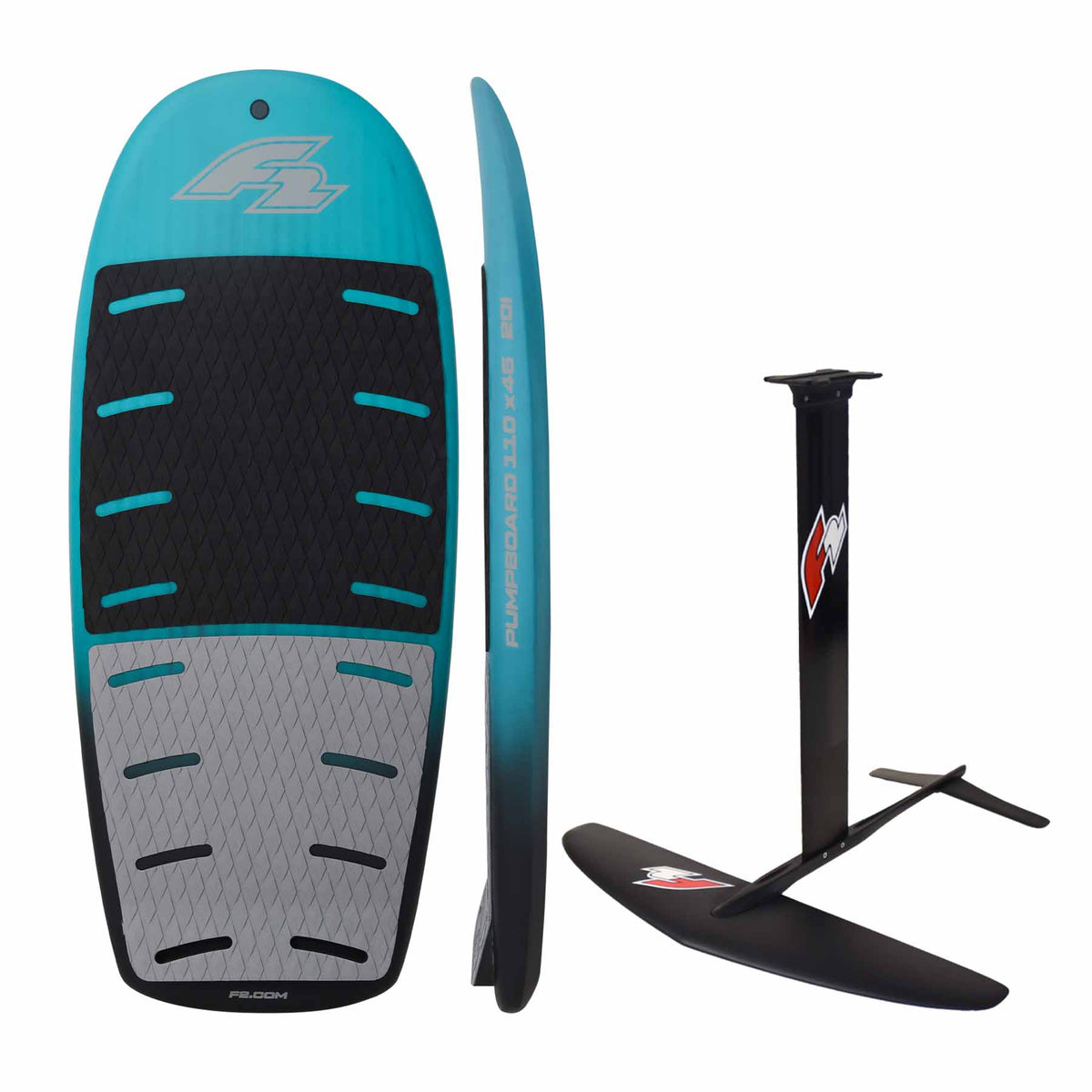 F2 Pumpfoilboard Glide Surf Set with LTD Allround Foil, sizes selectable