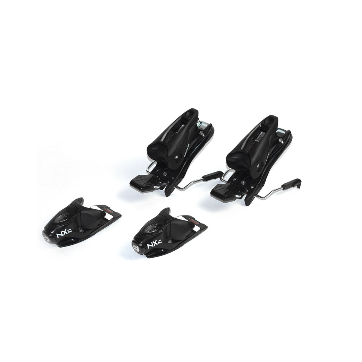 F2 Snowblades Silberpfeil 99cm Set with Safety Bindings Fun Skis Short Skis