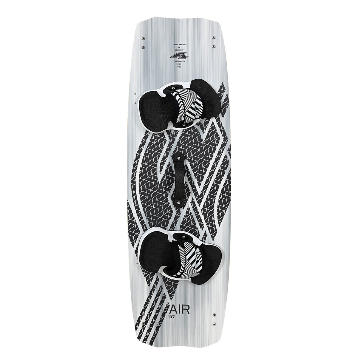 F2 Set Kiteboard Air White Icon 137cm + Bindings L/XL + GRP/Slider Fins