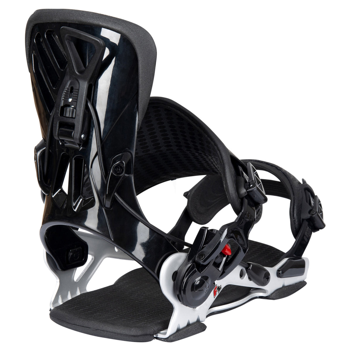 F2 Snowboard Soft Binding - Eliminator Carve Fastec Silver size selectable
