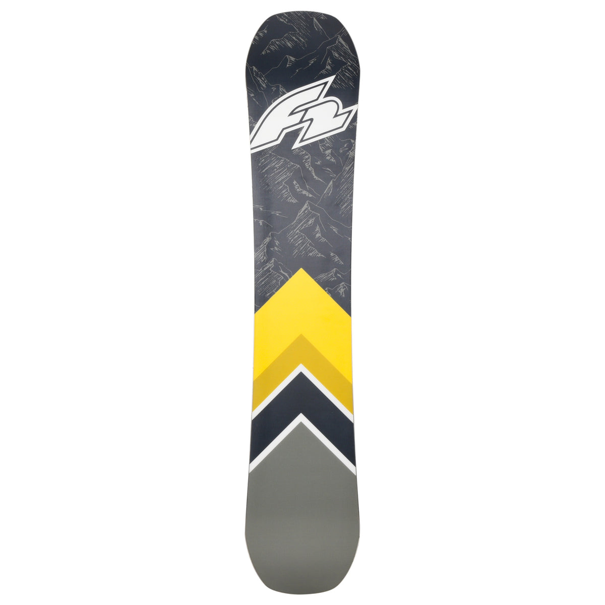 F2 Men's Snowboard T-Ride Wood Freeride Selectable Size Black/Grey 2023/24