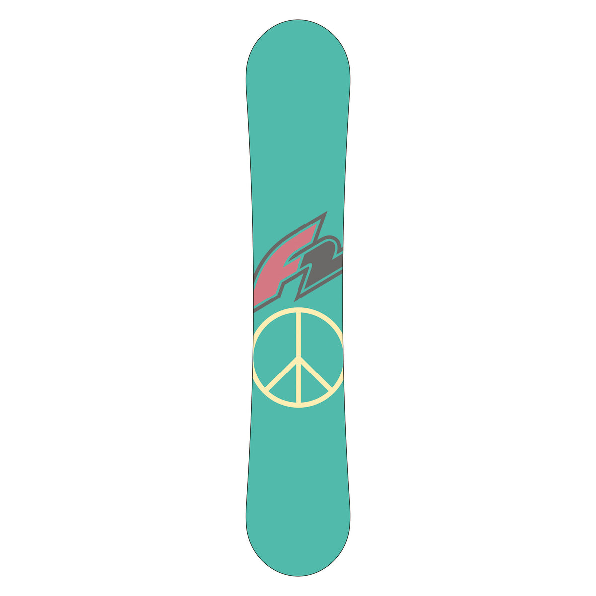 F2 Damen Snowboard Freedom Freeride/Freestyle Größe wählbar Mint 2025