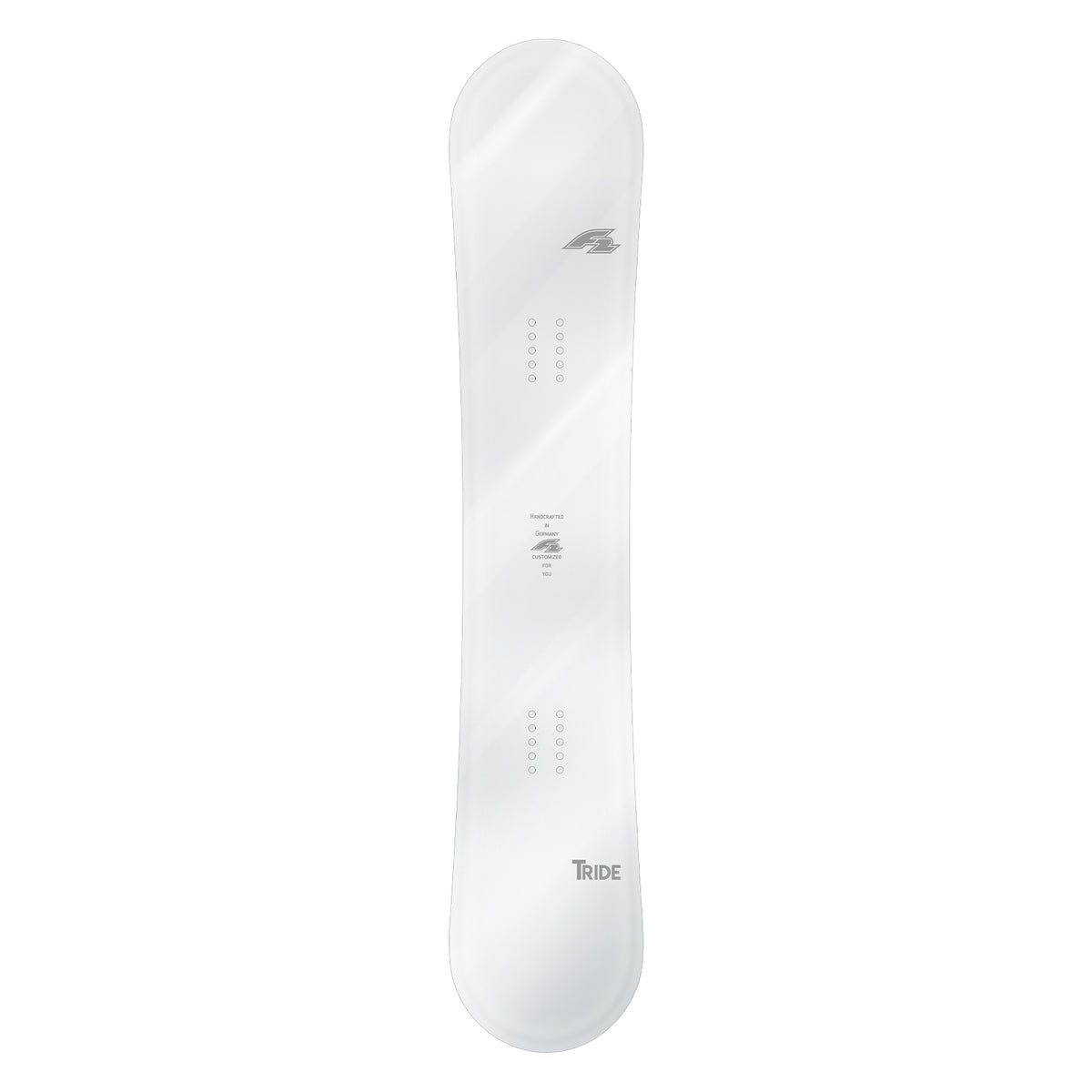 F2 Snowboard T-Ride Mirror Freeride/Freestyle White - Size selectable