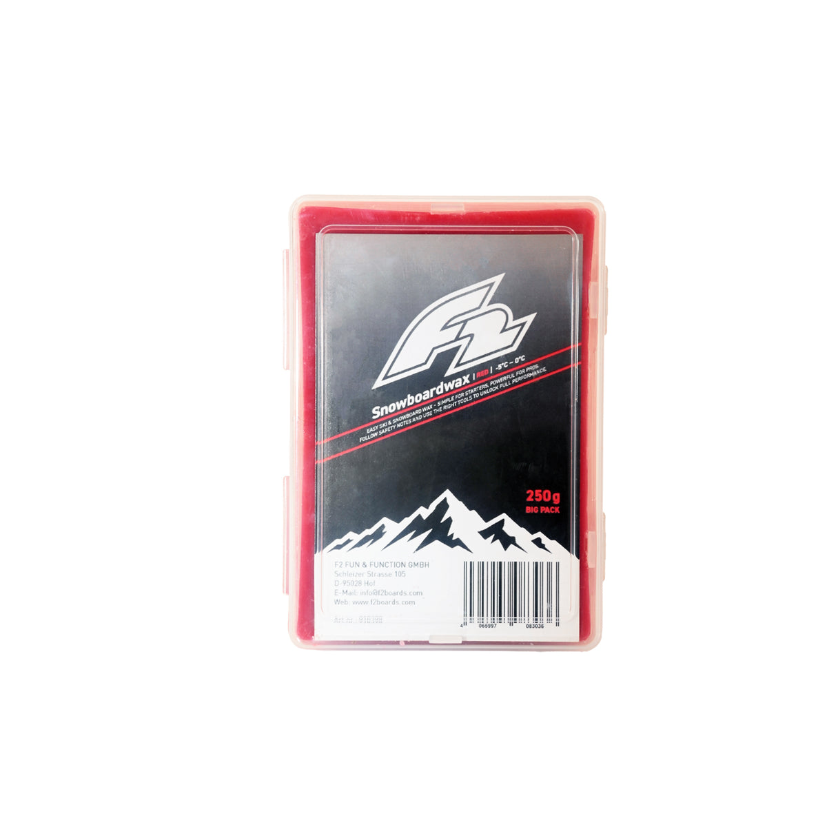 F2 Set Snowboard Wachs Paket 1,25kg (5x250g) für alle Temperaturen