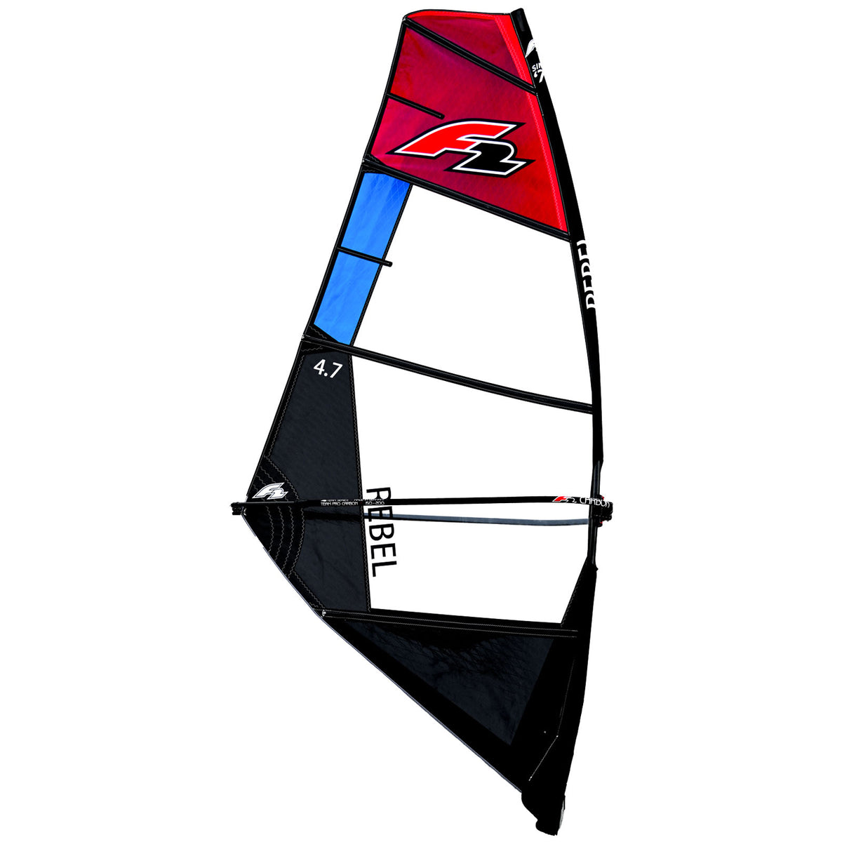 F2 Sale Windsurf Sail Rebel Team 3sqm Red/Black Model 2022 NEW Sail Only