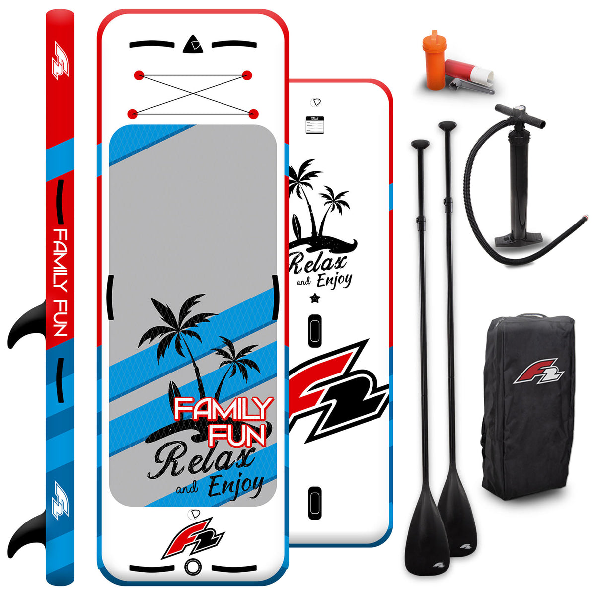 F2 SUP Stand Up Paddle Board Big SUP Unit/Family Fun - Model selectable