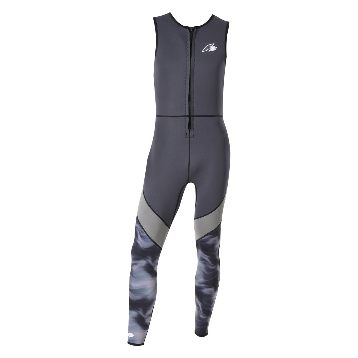F2 Herren Neopren Anzug Wave Longjohn 2,5mm XS-XXL Größe wählbar Anthrazit