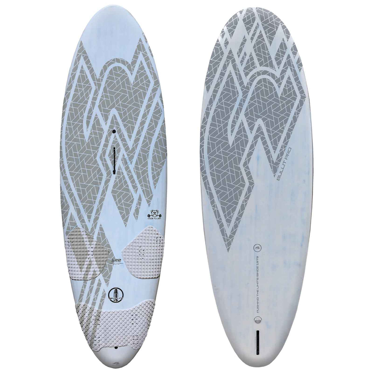 F2 Bullit Pro 102-142L Windsurf Board, selectable size, grey