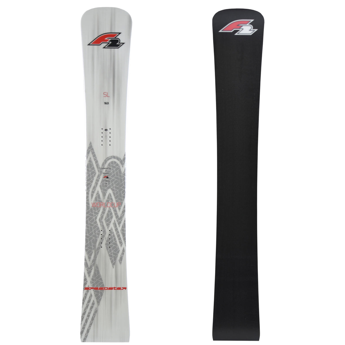 F2 Snowboard Speedster WC SL - Allflex Race size selectable Silver/Grey 2024/25