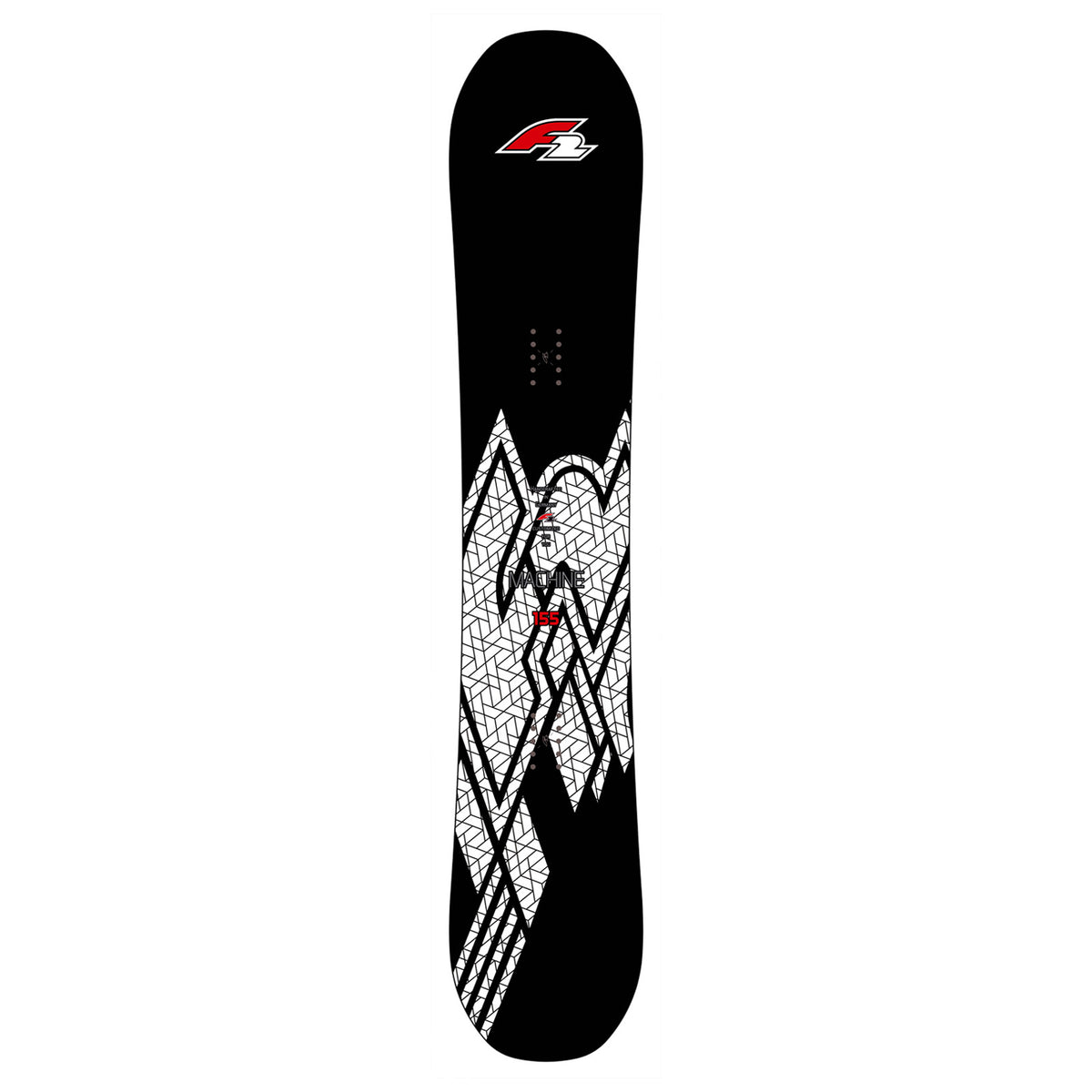 F2 Junior Snowboard Rental, size selectable, black, 2024/25