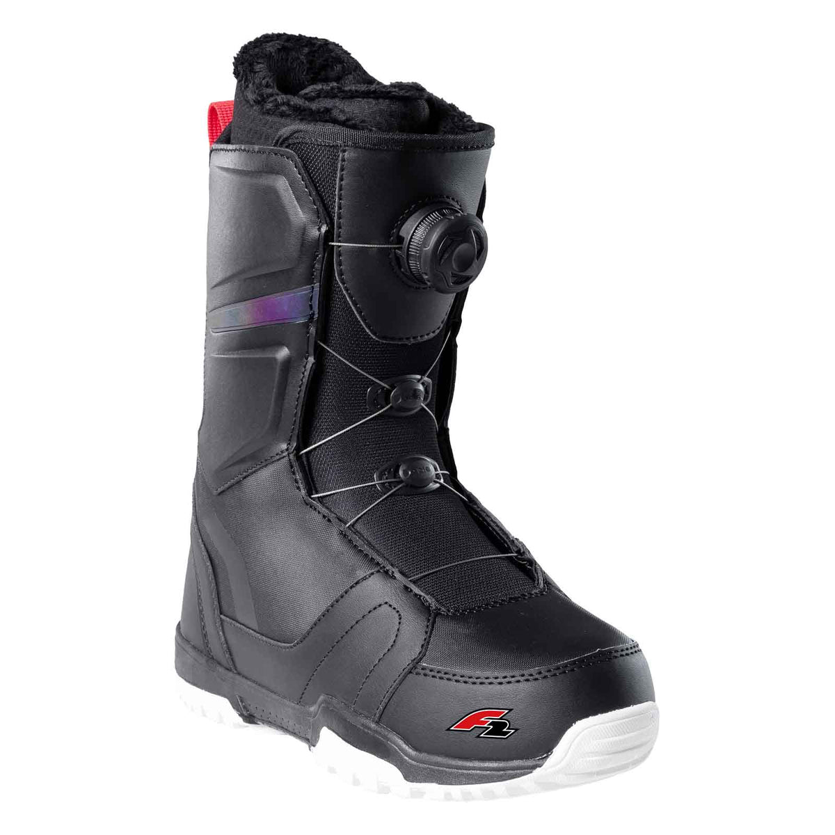 F2 Damen Snowboard Softboots Glam Atop Gr. 36-42 Größe wählbar Schwarz