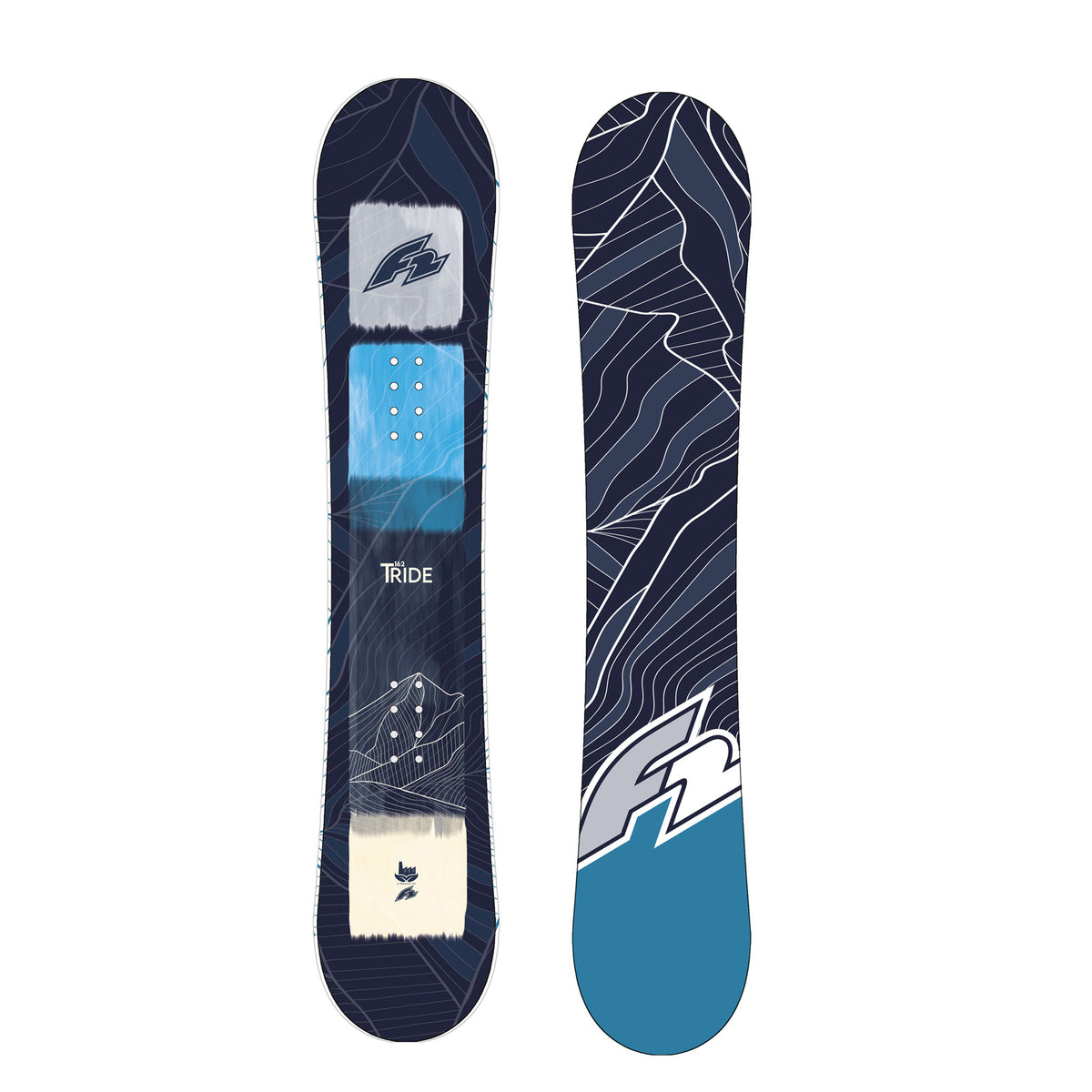 F2 Men's Snowboard T-Ride Freestyle size selectable Navy 2024/25