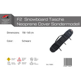 F2 Snowboard Bag Neoprene Cover S/M Special Edition 150-165cm Black