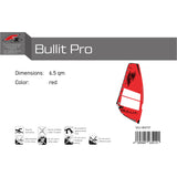 F2 Windsurf Sail Bullit Pro 6-8sqm size selectable Red