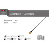 F2 SUP Paddle Bamboo - Carbon 3-piece Wood