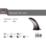 F2 Fin Center Fin 10" US Box with screw and nut 16.3 cm Black