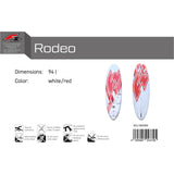 F2 Rodeo Pro windsurfing board 80-104L, size selectable, white/red