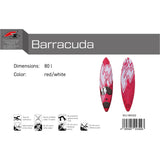 F2 Windsurfboard Barracuda HD 72-88L Größe wählbar Rot/Weiss