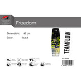 F2 Wakeboard Freedom Team Flow 136-148cm size selectable black