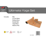 F2 The Ultimate - Yoga Set 8-piece, many accessories such as yoga mat, cork balls and much more.