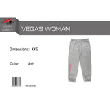 F2 Retro Vegas Jogging Pants Ash Women's Grey - Size selectable
