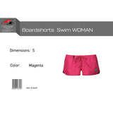 F2 Retro Boardshorts Women's Swim Shorts Short Magenta - Size selectable