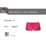F2 Retro Boardshorts Women's Swim Shorts Short Magenta - Size selectable