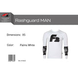 F2 Retro Rashguard Palms/White Functional Shirt Watersports - Size selectable