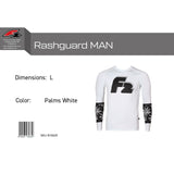 F2 Retro Rashguard Palms/White Functional Shirt Watersports - Size selectable