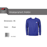 F2 Retro Watershirt Plum Funktionsshirt Wassersport Lila - Größe wählbar