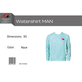 F2 Retro Watershirt Aqua Functional Shirt Water Sports Blue - Size selectable