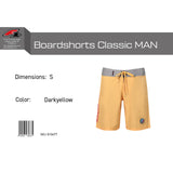 F2 Retro Boardshorts Classic Swim Shorts Yellow - Size selectable