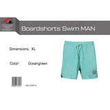 F2 Retro Boardshorts Swim Oceangreen Swim Shorts Turquoise - Size selectable