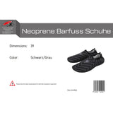 F2 Neoprene Shoes Barefoot Shoes 38 Black/Grey