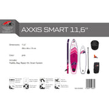 F2 Stand Up Paddle Board AXXIS SMART Women's SUP with E-Pump, size selectable